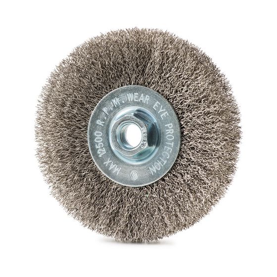 Щетка дисковая FIX-INOX М14 0,3x115 мм пучки нержавеющая сталь №1