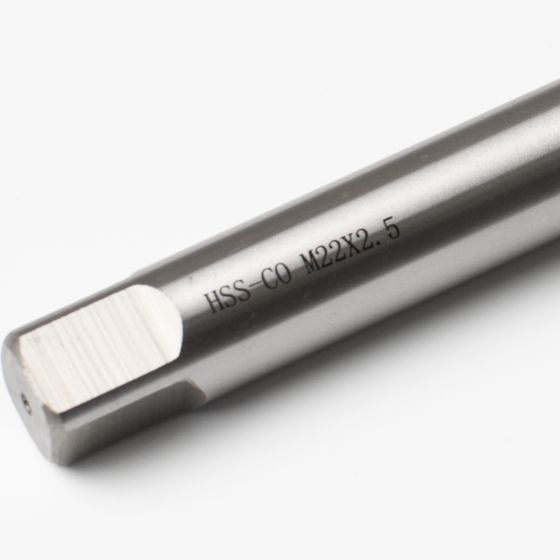 Метчик маш/руч спиральный M22X2.5 DIN376 HSS-Co №3 Метчик маш/руч спиральный M22X2.5 DIN376 HSS-Co №3