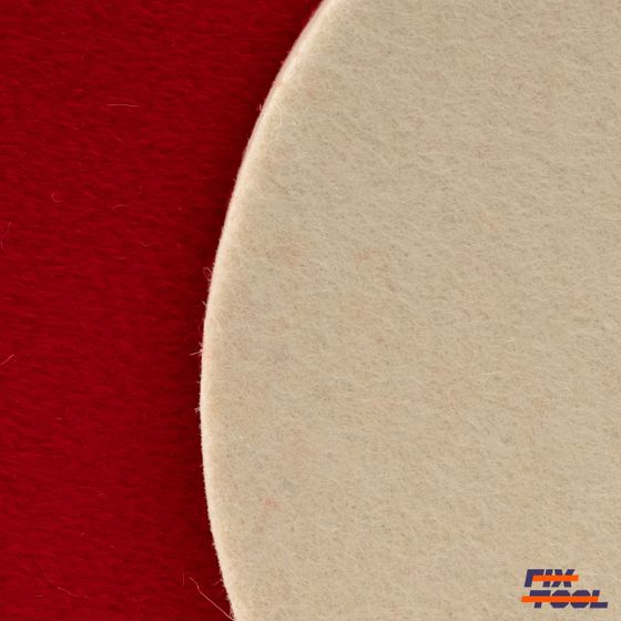 Круг полировальный войлочный Fix-Tool 150x10 мм велкро мягкий №2