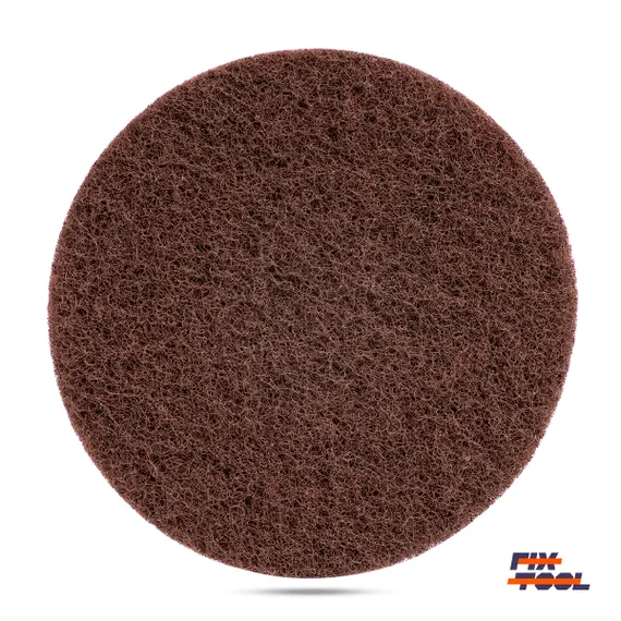 Фото №1 Круг скотч-брайт нетканый 125 мм Fix-Tool Very Fine P320