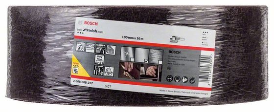 Скотч брайт Bosch рулон красный 100 мм x 10 м Very Fine №2 Скотч брайт Bosch рулон красный 100 мм x 10 м Very Fine №2