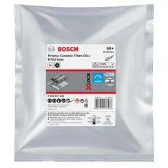 Фибровый круг Bosch 125 мм R782 Prisma P60 X-LOCK - 25 шт/уп