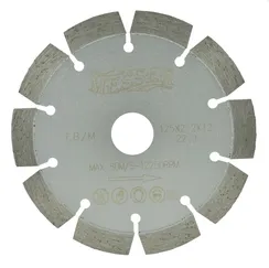 Алмазный диск по железобетону 125х22,23 мм Messer FB/M 01-15-125