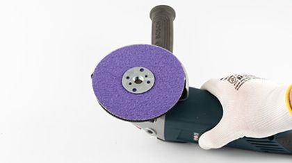 Опорная тарелка для фибровых кругов 125 мм жесткая, ребристая FB №1 Опорная тарелка для фибровых кругов 125 мм жесткая, ребристая FB №1