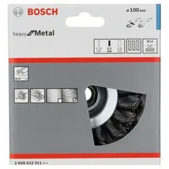 Коническая щетка BOSCH М14 0.5х100мм пучки сталь конус 2608622011