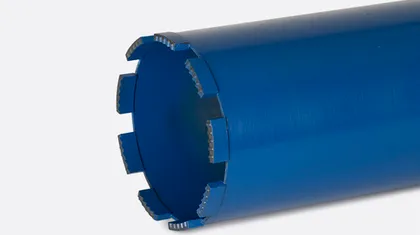 Диаметры коронок для сухого алмазного бурения