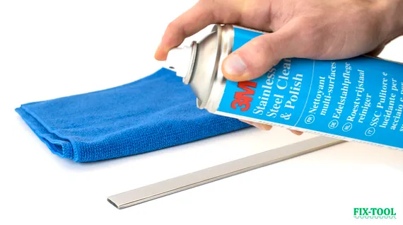 3M Stainless Steel Cleaner нанесение и очистка нержавеющей стали