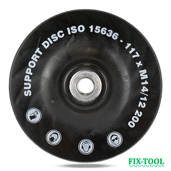 Оправка FixPro для фибровых кругов 125 мм жёсткая ребристая