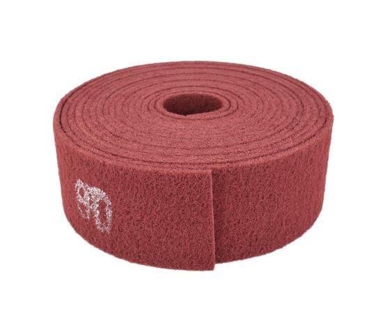 Скотч брайт FLEXOVIT рулон красный 115 мм x 10 м Coarse №2 Скотч брайт FLEXOVIT рулон красный 115 мм x 10 м Coarse №2
