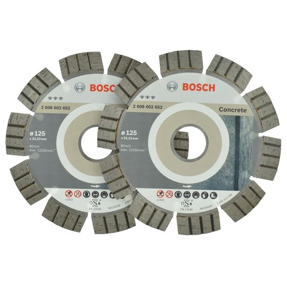 Диски для штробореза Bosch 125 мм комплект 2 шт