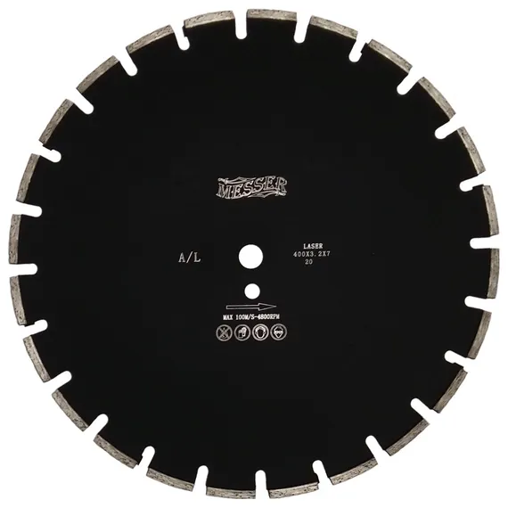 Алмазный диск по асфальту 400х20 мм MESSER A/L 01-12-402