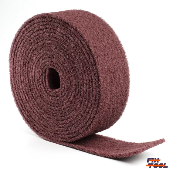 Скотч брайт FB 115х10000 мм MEDIUM SOFT P120 размотан