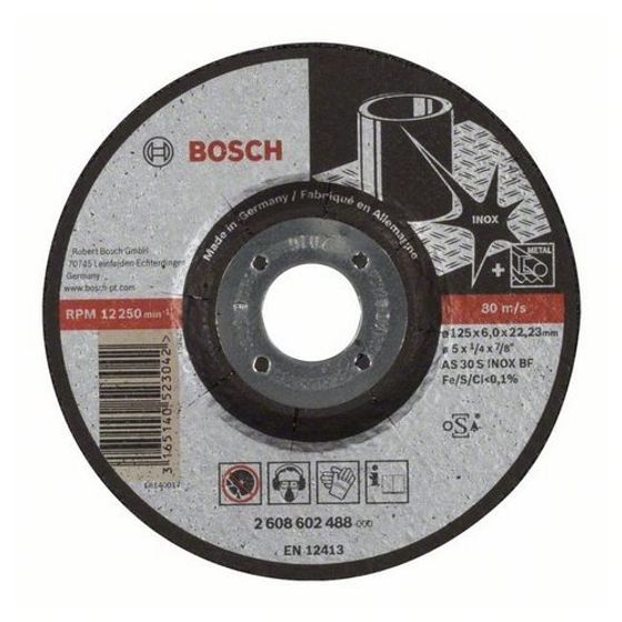 Зачистной круг Bosch Expert for Inox 125 х 6 х 22,23 мм 2608602488