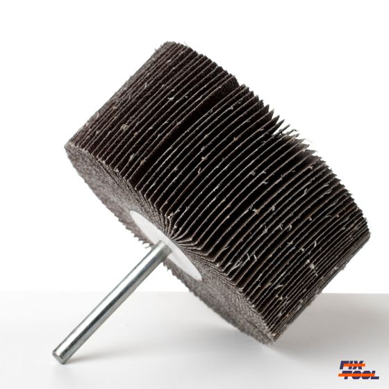 Головка лепестковая шлифовальная 100x50x6 мм Fix-Tool Р60 №2 Головка лепестковая шлифовальная 100x50x6 мм Fix-Tool Р60 №2