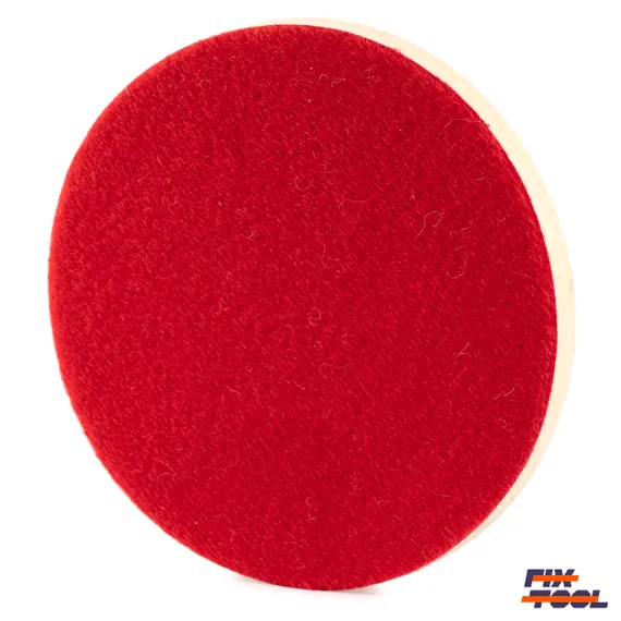 Фото полировального круга войлочного со стороны липучки