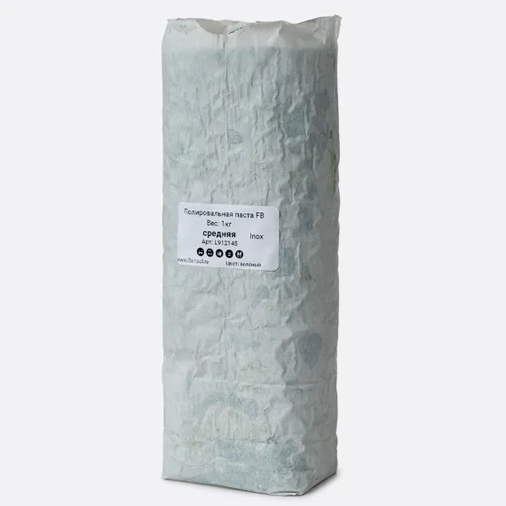 Полировальная паста FB зелёная средняя 1кг этикетка