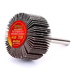 Шлифовальный валик 40x20x6 мм Messer лепестковый P120