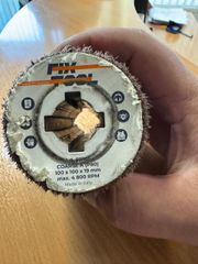 Шлифовальный валик нетканый 100х100х19 Fix-Tool COARSE А (P80) №1 Шлифовальный валик нетканый 100х100х19 Fix-Tool COARSE А (P80) №1