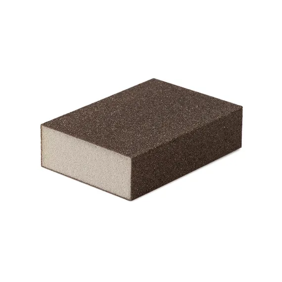 Губка шлифовальная абразивная четырехсторонняя Р80