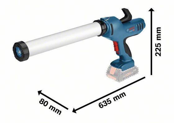 Аккумуляторный пистолет для герметика Bosch GCG 18V-600 соло №2