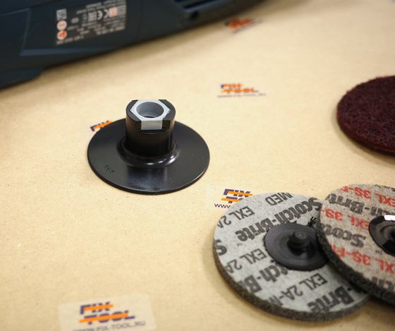 Оправка QCD 75мм (Roloc) RoxelPro тип R M14 №12 Оправка QCD 75мм (Roloc) RoxelPro тип R M14 №12