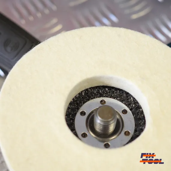 Круг полировальный войлочный Fix-Tool мягкий для болгарки