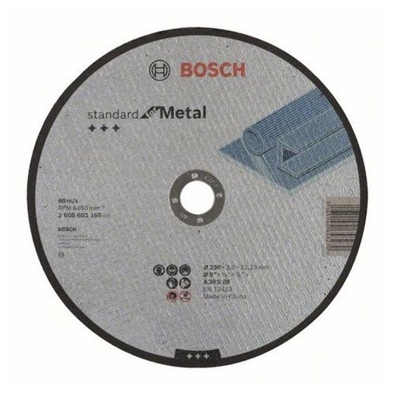 Отрезной круг Bosch Standard по металлу 230х3,0 мм прямой