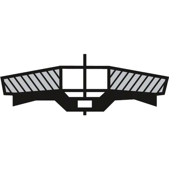 Круг лепестковый торцевой Bosch 125x22 Standard for Metal X431 Р40 2608603656