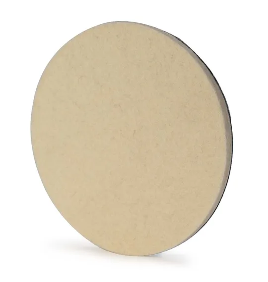 Фетровый полировальный круг на липучке 125х6 мм