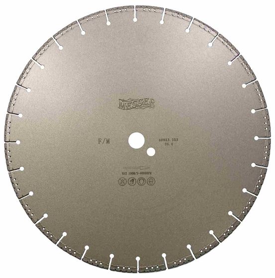 Диск вакуумный по металлу Messer F/M, сухой, 409D-3.3T-3W-25.4 Д.О. №1