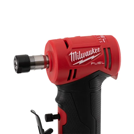 Шлифмашина Milwaukee M12 FDGA-0 цанговый зажим вид с другой стороны