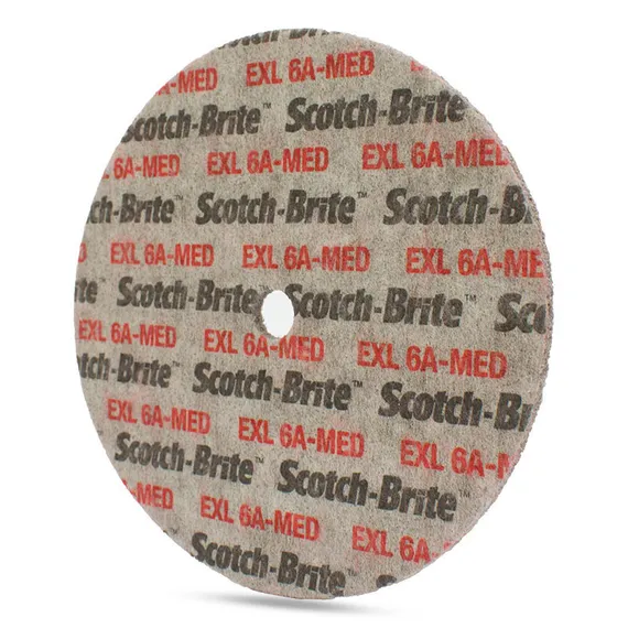 Нетканый прессованный круг ROXPRO 150х6х13мм 6A Medium