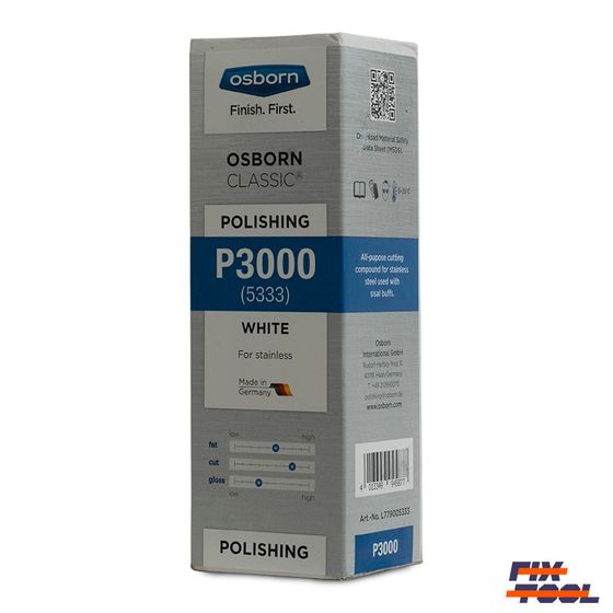Паста полировальная Osborn P3000 белая 1000г №3