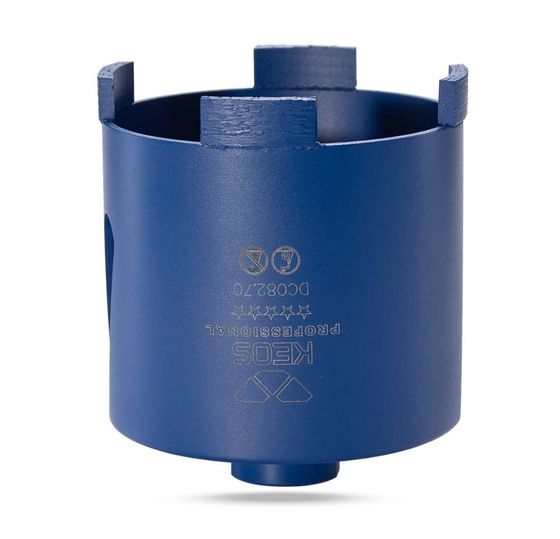 Алмазная коронка по бетону KEOS (сухой рез) М16 82/70мм №1