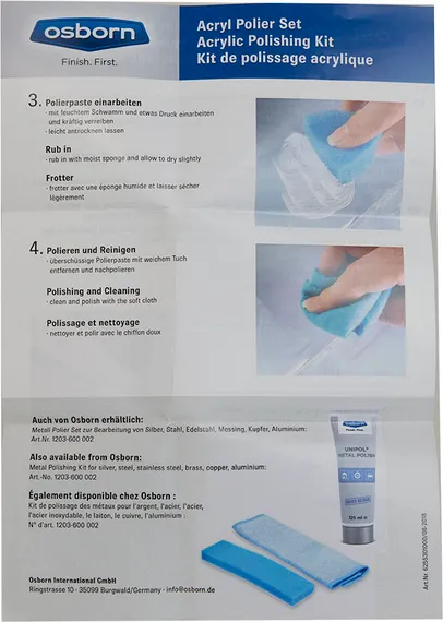 Инструкция от полировального набора для пластика часть 2