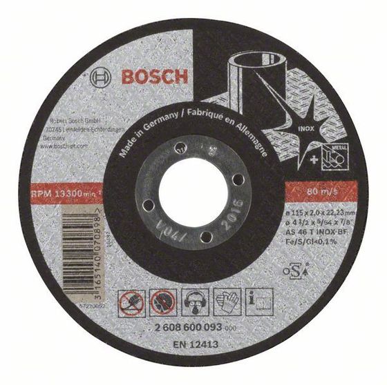 Отрезной круг Bosch Expert for INOX 115x2x22.2 мм