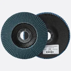 Круг лепестковый торцевой 125х22 мм Fix-Tool PRO Цирконий P60