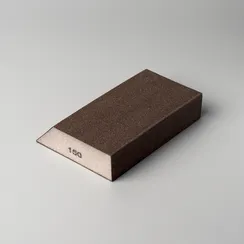 Губка шлифовальная 125x90x28 мм угловая Р150