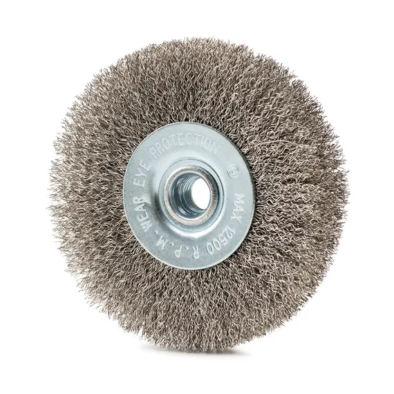 Щетка дисковая FIX-INOX М14 0,3x115 мм пучки нержавеющая сталь FI115-107