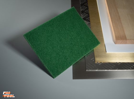 Скотч брайт FB лист зеленый 158 мм x 224 мм General Purpose P280 №3