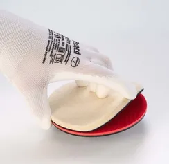 Фетровый полировальный круг на липучке 125х6 мм мягкий