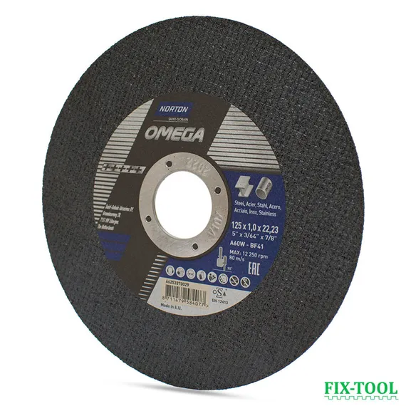 круг по металлу Norton Omega 125x1 66253370029