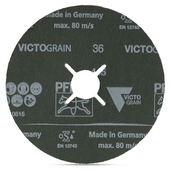 Круг фибровый PFERD FS 125x22 Р36 VICTOGRAIN – 25 шт/уп №2 Круг фибровый PFERD FS 125x22 Р36 VICTOGRAIN – 25 шт/уп №2