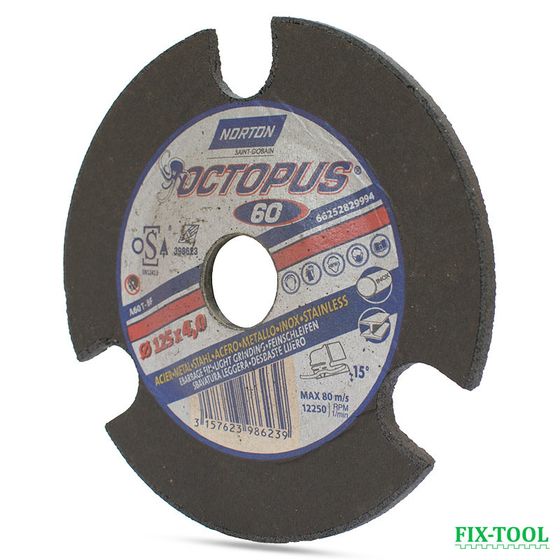 Зачистной круг Norton Octopus 125 х 4,0 х 22,23 Р60 66252829994 №2
