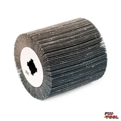 Шлифовальный валик лепестковый 100x100x19 Fix-Tool Zirconia P80