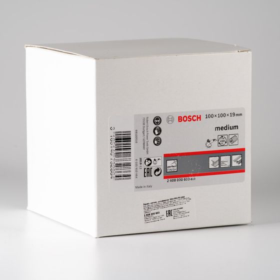 Шлифовальный валик 100х100х19 мм Bosch нетканый Medium A +P180 №2