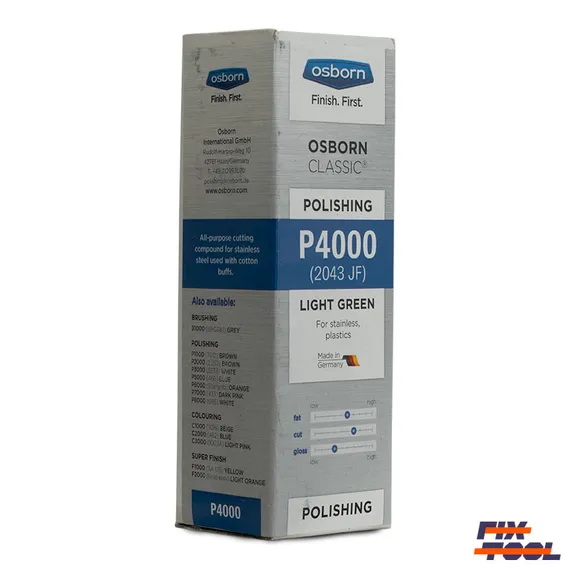 Паста полировальная Osborn P4000 зеленая