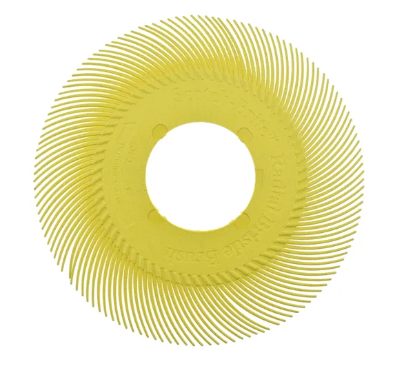 33055 Круг Scotch-Brite Bristle BB-ZB тип С P80 желтый 150мм