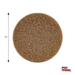 Круг скотч-брайт нетканый 125 мм Fix-Tool Extra Fine P160 10 шт/уп