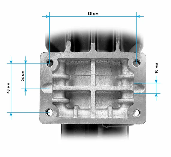 Двигатель алмазного бурения MESSER DM180-1 230мм, 3,2 кВт, 900 об/мин, с PRCD